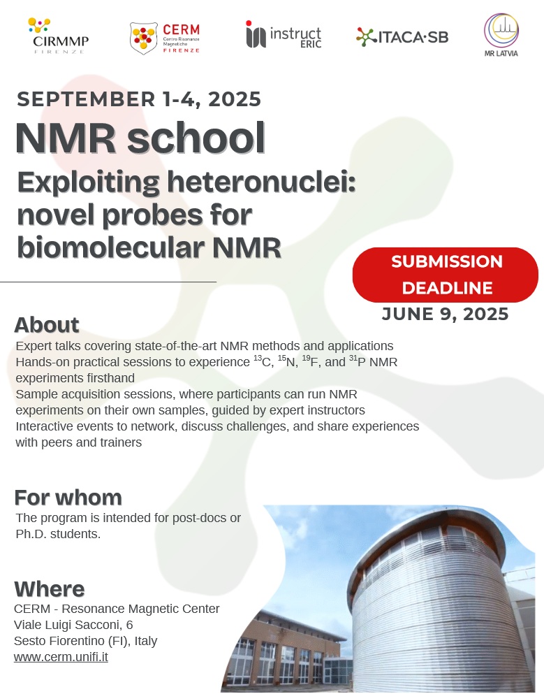 ITACA.SB NMRschool Flyer
